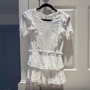 LoveShackFancy Natasha Heritage Mini Dress